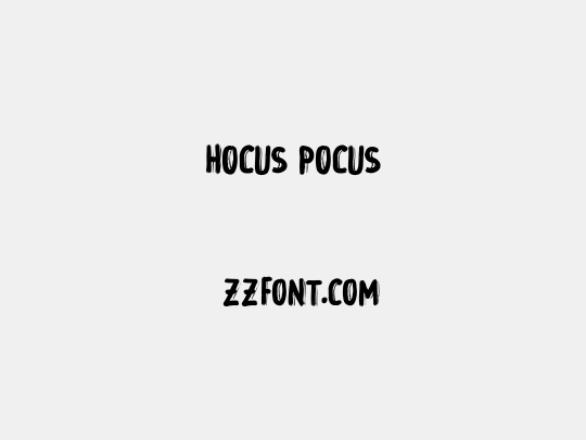 Hocus Pocus