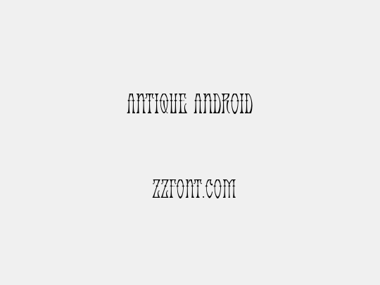 Antique Android
