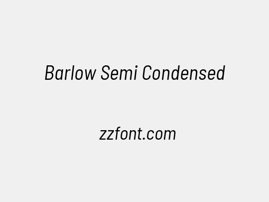 Barlow Semi Condensed