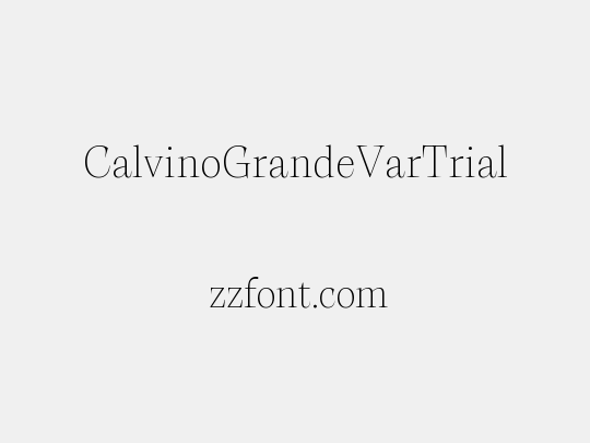 CalvinoGrandeVarTrial