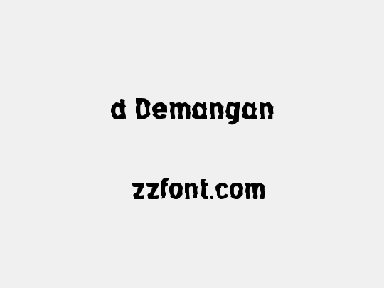 d Demangan