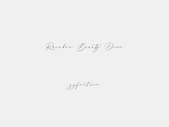 Rainbow Beauty Demo