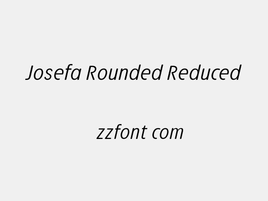 Josefa Rounded Reduced