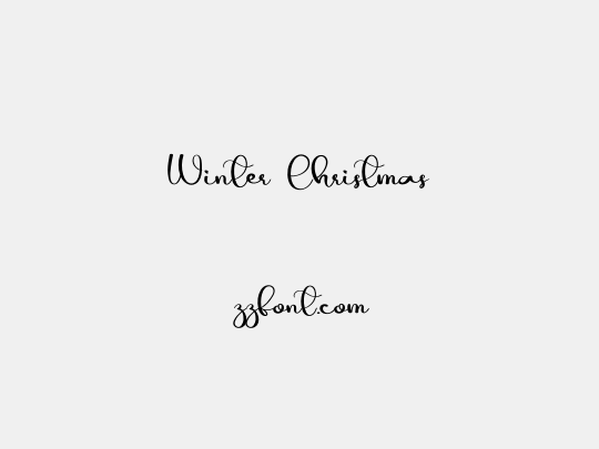 Winter Christmas