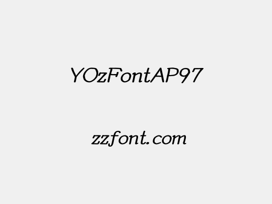 YOzFontAP97