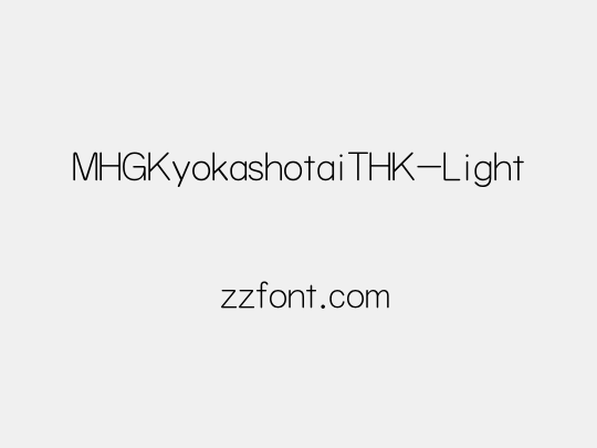 MHGKyokashotaiTHK-Light