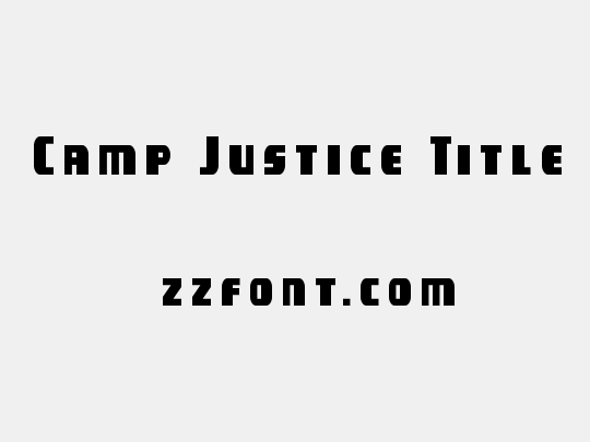 Camp Justice Title