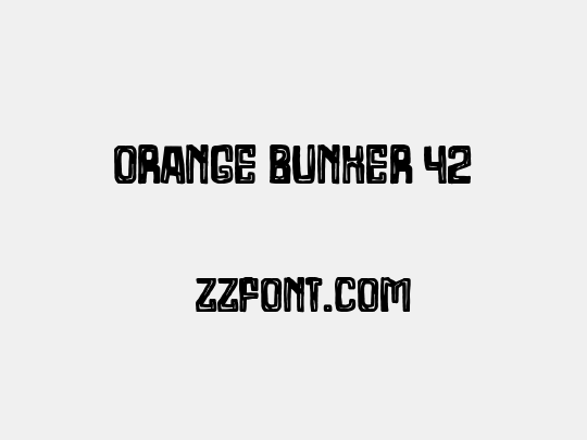 Orange Bunker 42