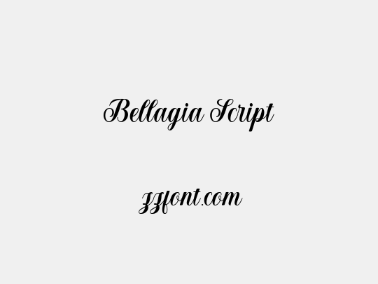 Bellagia Script