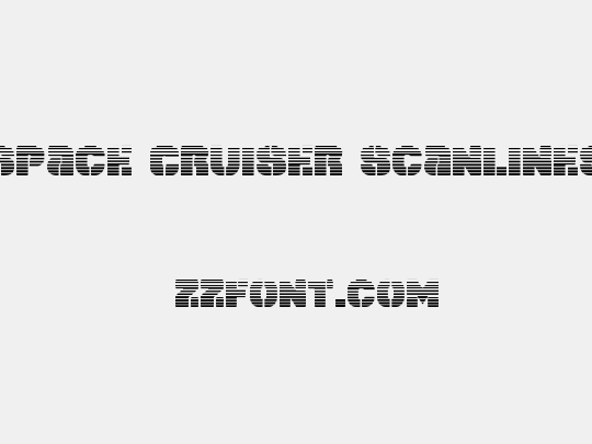 Space Cruiser Scanlines