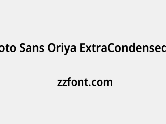 Noto Sans Oriya ExtraCondensed SemiBold