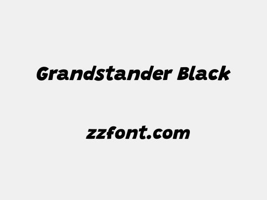 Grandstander Black