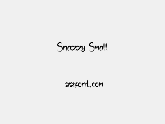 Snazzy Small