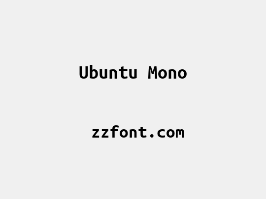 Ubuntu Mono