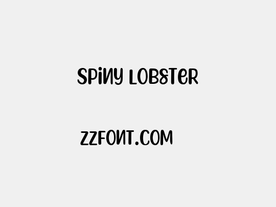 Spiny Lobster
