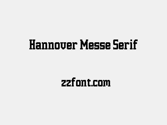 Hannover Messe Serif