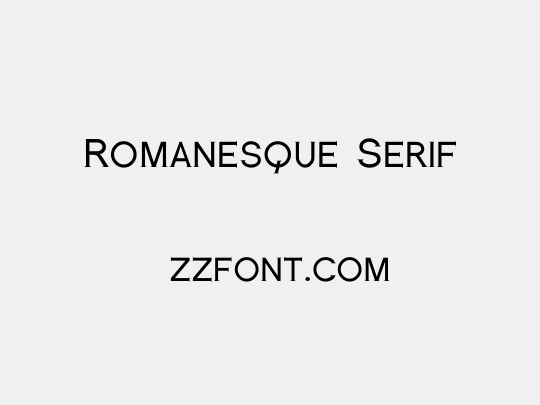 Romanesque Serif