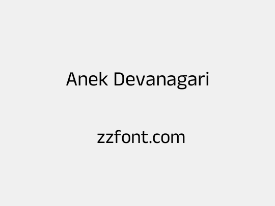 Anek Devanagari