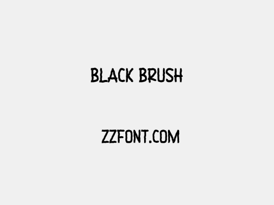 Black Brush