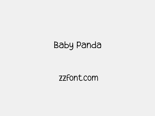 Baby Panda