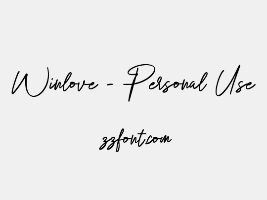 Winlove - Personal Use