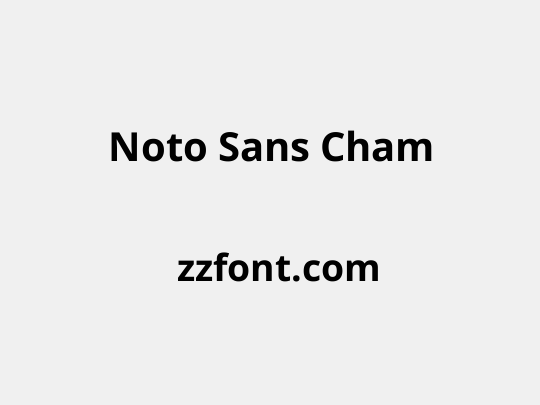 Noto Sans Cham