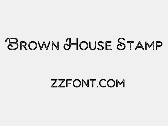 Brown House Stamp