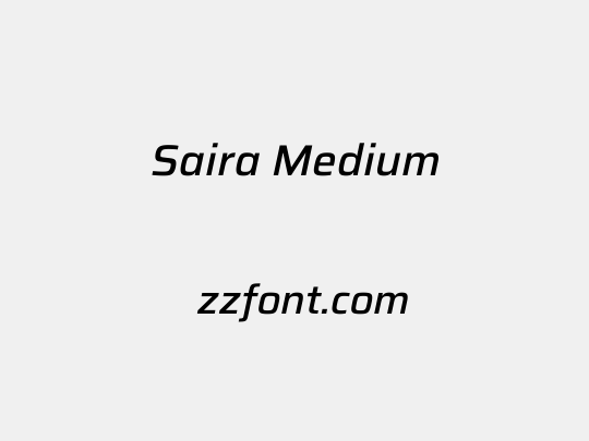 Saira Medium