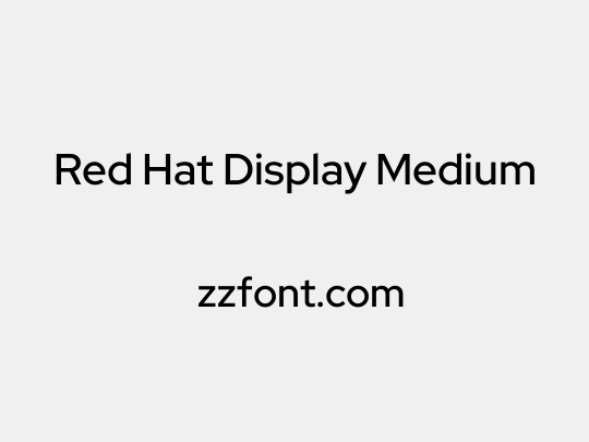 Red Hat Display Medium