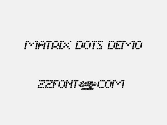 Matrix Dots Demo