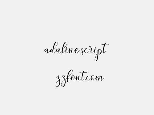 adaline script