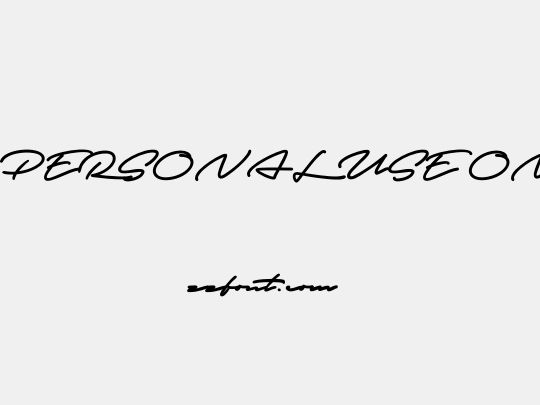 Autografia PERSONAL USE ONLY Black