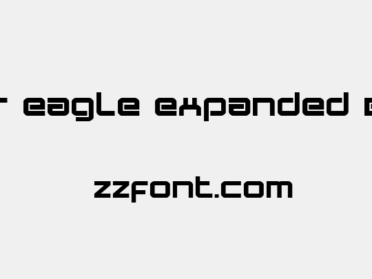 Star Eagle Expanded Bold