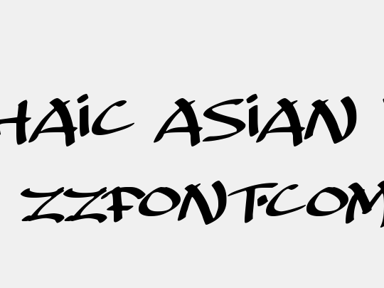 Archaic Asian Inks