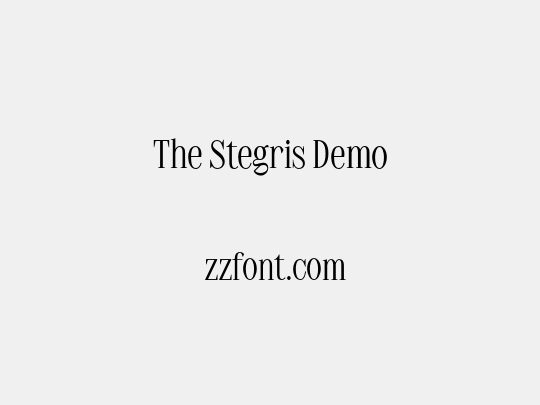 The Stegris Demo