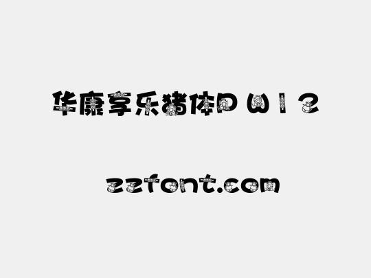 华康享乐猪体P W12