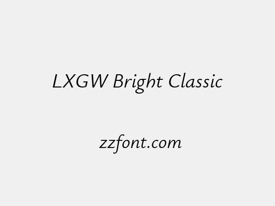 LXGW Bright Classic