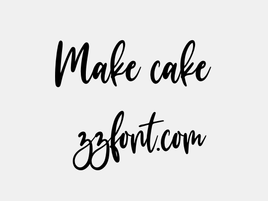 Make cake