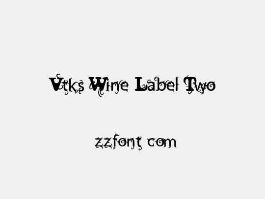 Vtks Wine Label Two