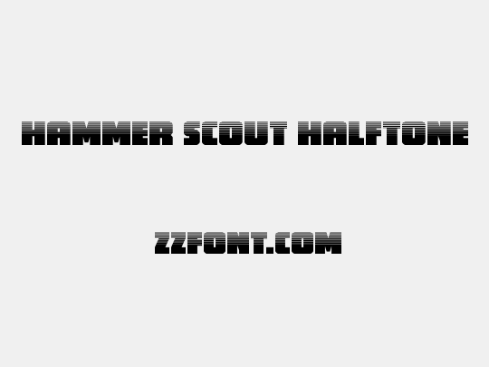 Hammer Scout Halftone