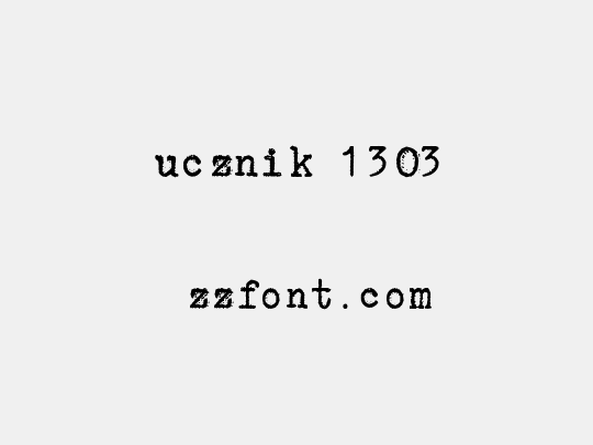 ucznik 1303