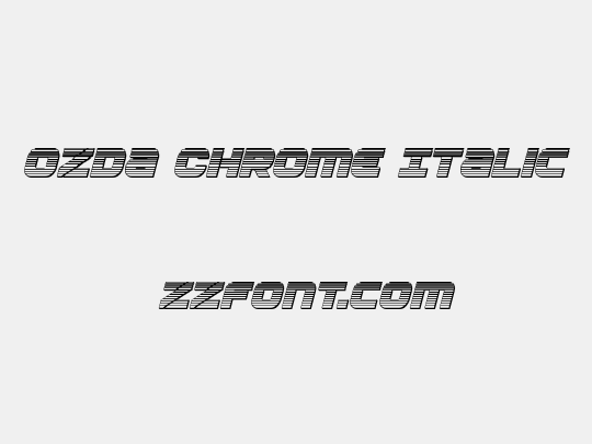 Ozda Chrome Italic