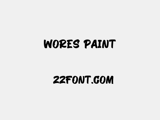 Wores Paint