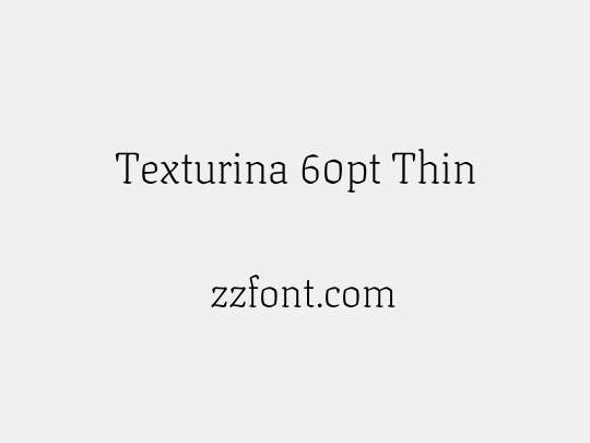 Texturina 60pt Thin
