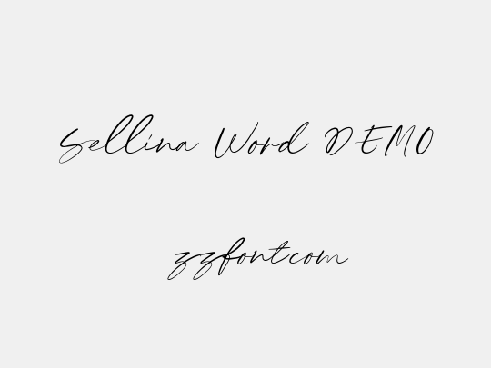 Sellina Word DEMO