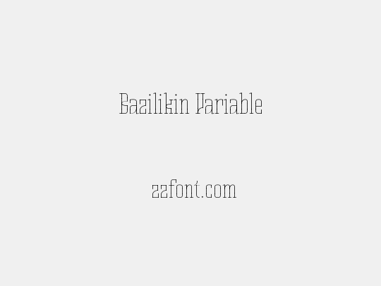 Bazilikin Variable