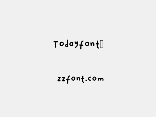 Todayfont1