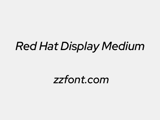 Red Hat Display Medium