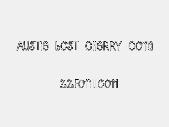 Austie Bost Cherry Cola