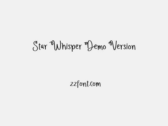 Star Whisper Demo Version